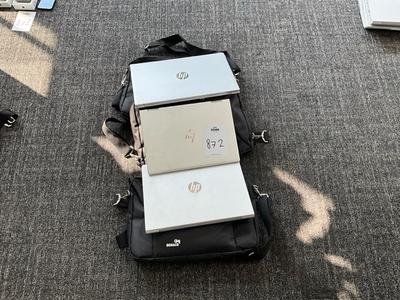 Översiktsbild av HP laptop (3x)