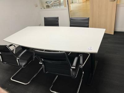 Overzichtsfoto van vergadertafel