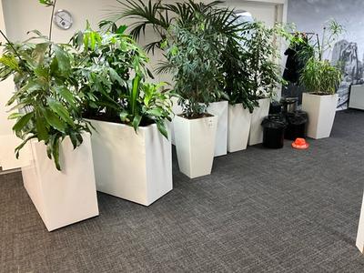 Overzichtsfoto van kantoorinventaris