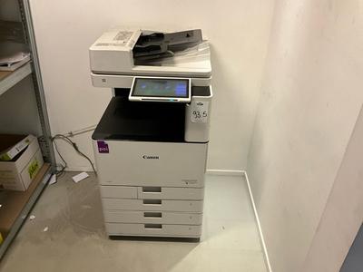 Overzichtsfoto van Canon imagerunner advance DX kantoorprinter