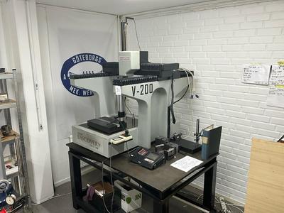 Översiktsbild av Guddings and lewis Discovery D-8 Mätmaskin