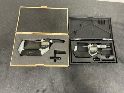 Översiktsbild av Mitutoyo digital mikrometer 25-50 (2x)